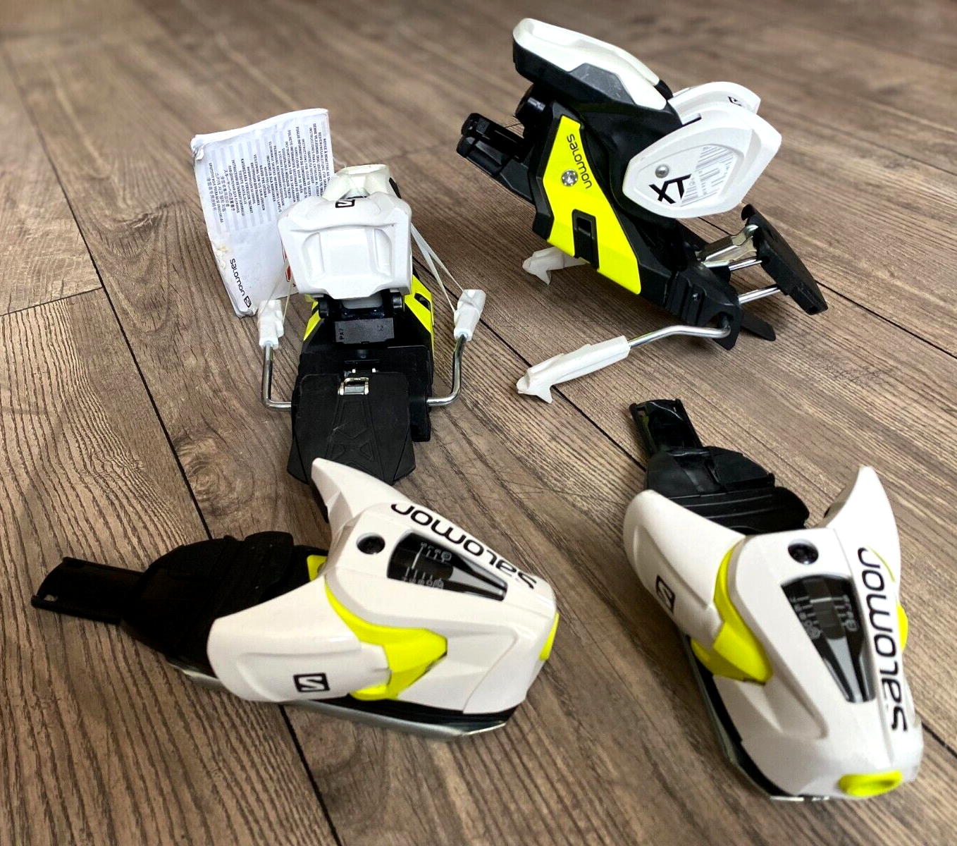Salomon XT 12 Attacchi sci din 4 12 bianco giallo