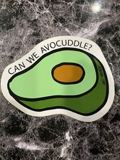 Jac Vanek Can We Avocuddle Avocado Sticker Decal