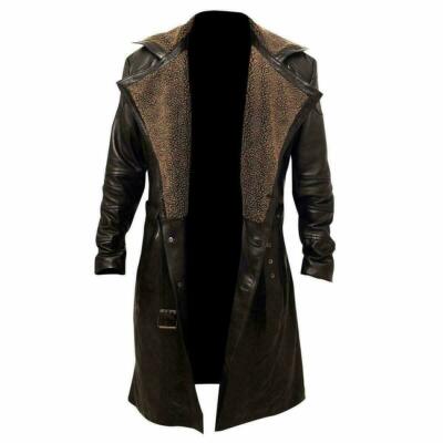 leather winter coat