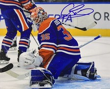 Olivier RODRIGUE Signed 8x10 Photo! Edmonton OILERS- BAKERSFIELD GOALIE! W/COA