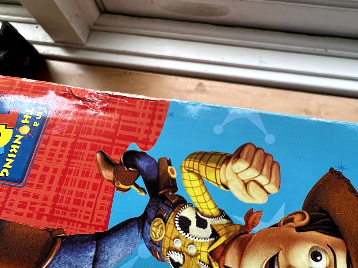 Toy Story 2 Woody Talk'n Bank Disney Pixar Thinkway with in Box