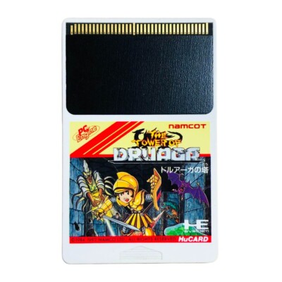 NEC - PCエンジン ドルアーガの塔 はがき有　PC Engine PCE Druaga The Tower of Druaga for NEC PC Engine PCE HuCard w/ Case | eBay