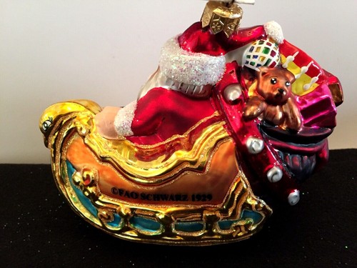 Christopher Radko "1929 SANTA" Ornament FAO SCHWARZ COLLECTION 1998 Santa Sleigh - Picture 12 of 12