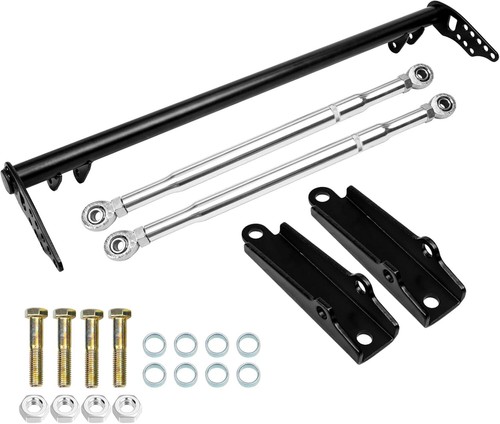New Front Traction Control Lower Tie Bar Kit For 92-01 Honda Civic Acura Integra - Picture 13 of 13