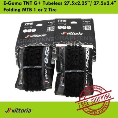 Vittoria e-Goma TNT G+ Tubeless 27.5x2.25''/ 27.5x2.4'' Folding Tire for MTB
