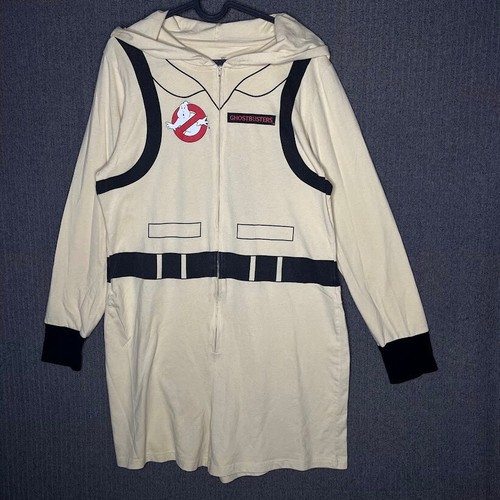 Disfraz Cazafantasmas Para Hombre XL Beige Cremallera Manga Larga Ligero Halloween  - Imagen 1 de 11