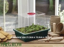 Garland Small High Half-Size Dome Propagator 21.5 x 15.5 x 18.5cm