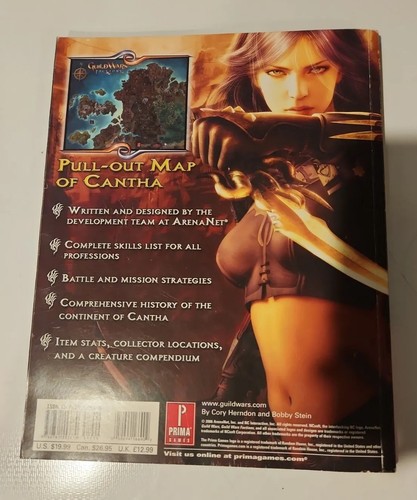 Guild Wars Factions (Prima Official Game Guide) Pre Owned No Poster Strategy - Picture 5 of 8