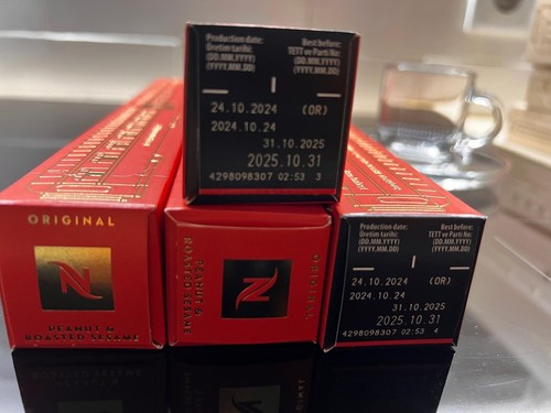 NESPRESSO 80 Capsules ORIGIN Line PEANUT &ROASTED SESAME FLAVOUR Coffee Espresso - Picture 2 of 5