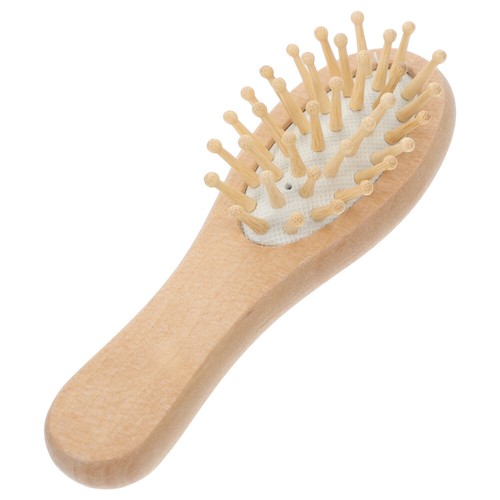 Wooden Comb Portable Cushion Hair Brush Anti-Static Travel Hairbrush - Picture 15 of 20