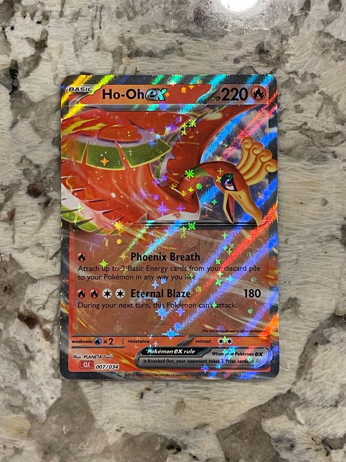 Pokemon Ho-oh Hooh Ho Oh GX Custom Full Art Metal Pokemon Card -   Denmark