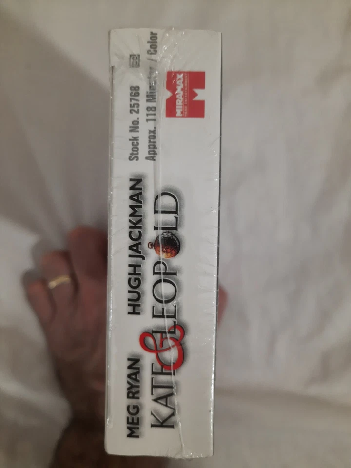 Kate & Leopold VHS New Factory Sealed Meg Ryan Hugh Jackman Foto 3 de 4