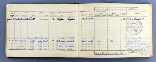 BOAC ROYAL JORDANIAN PILOT LOG BOOK 1959-87 RAPIDE BRITANNIA BOEING 707 TRISTAR - Picture 14 of 18