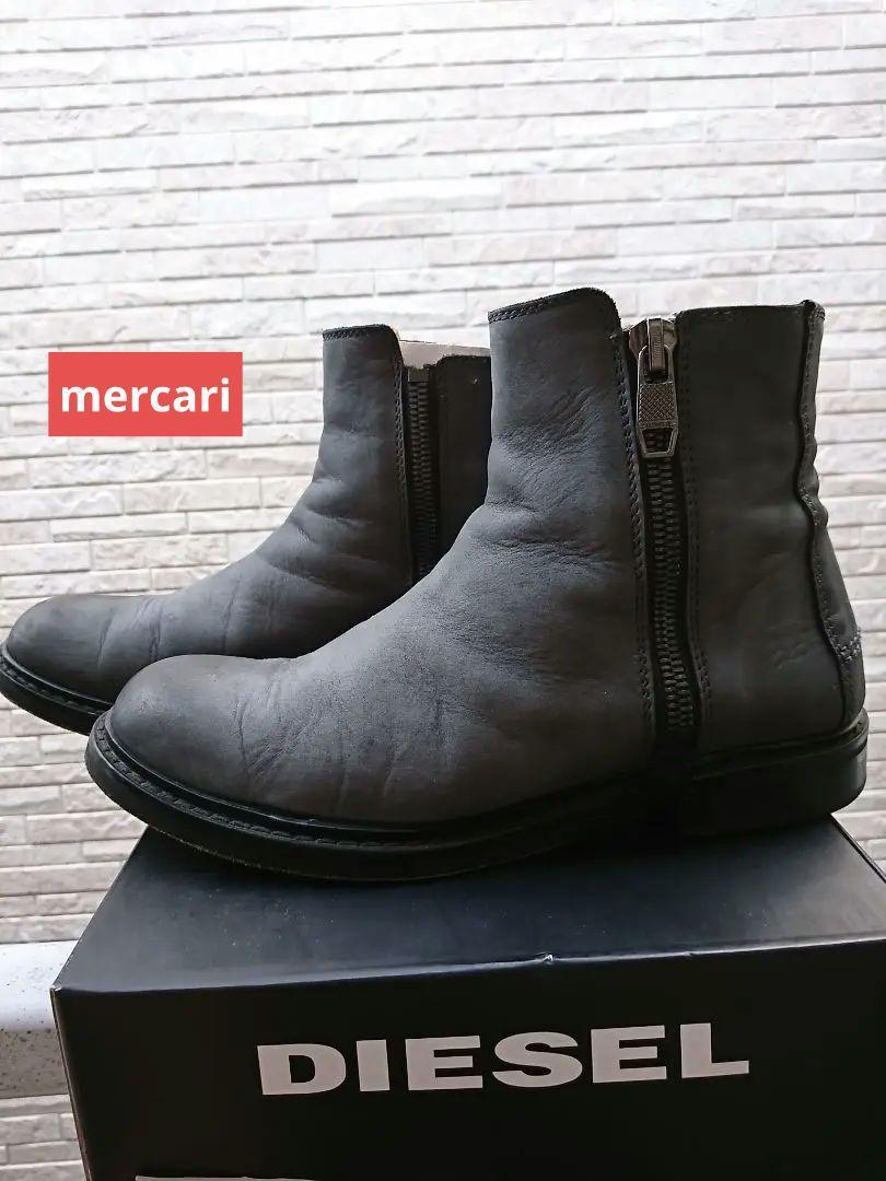 Diesel Men 7.5US Chelsea Boots Us40 JP25.5cm Luxury Modern Stylish 