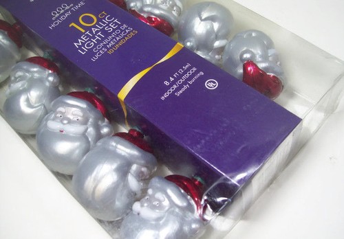 Indoor Outdoor Holiday Santa Metallic String Lights Brand New - Picture 4 of 4