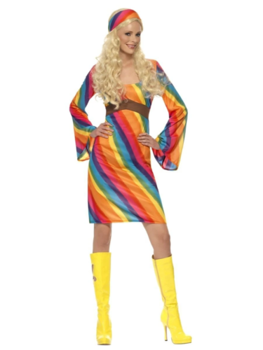 Rainbow Hippie Costume - Picture 1 of 7