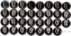 1968-2009 S Silver and Clad Proof Kennedy Half Dollar 41 Coin Set