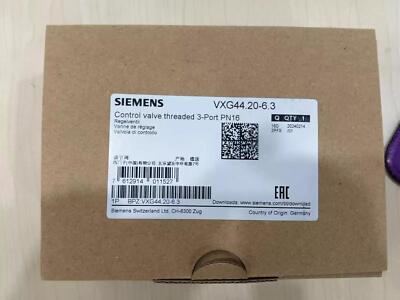 New In Box SIEMENS PN16 VXG44.20-6.3 Control Valve Threaded 3-port Valves