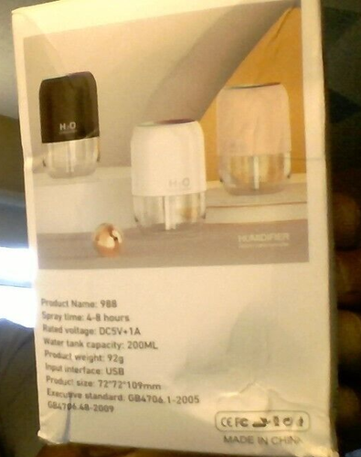 Ultrasonic humidifier - Picture 2 of 4