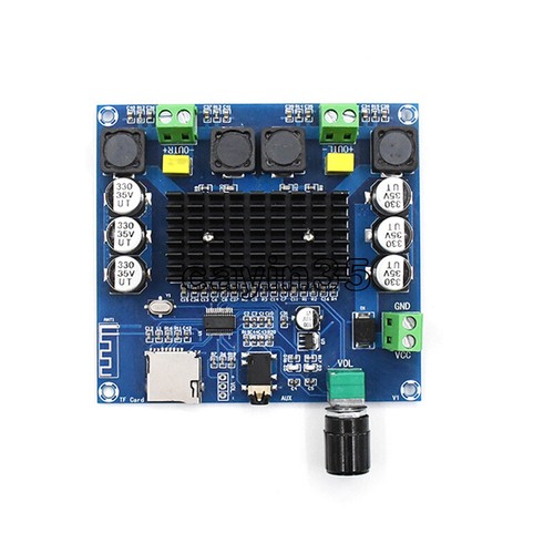 TDA7498 Bluetooth 5.0 Digital Amplifier Board 2x100W Stereo AMP Module - Picture 3 of 4