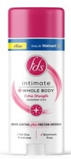 FDS Intimate Whole Body Deodorant Stick, Extra Strength, 0 Aluminum, 2.5 Oz