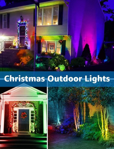 SUNVIE RGB Low Voltage Landscape Lights 12W LED Color Changing Landscape Lights - Picture 3 of 7