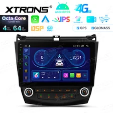 10.1" 4G LTE Android 14 Car Stereo Radio GPS DSP 4+64GB For Honda Accord 7 VII
