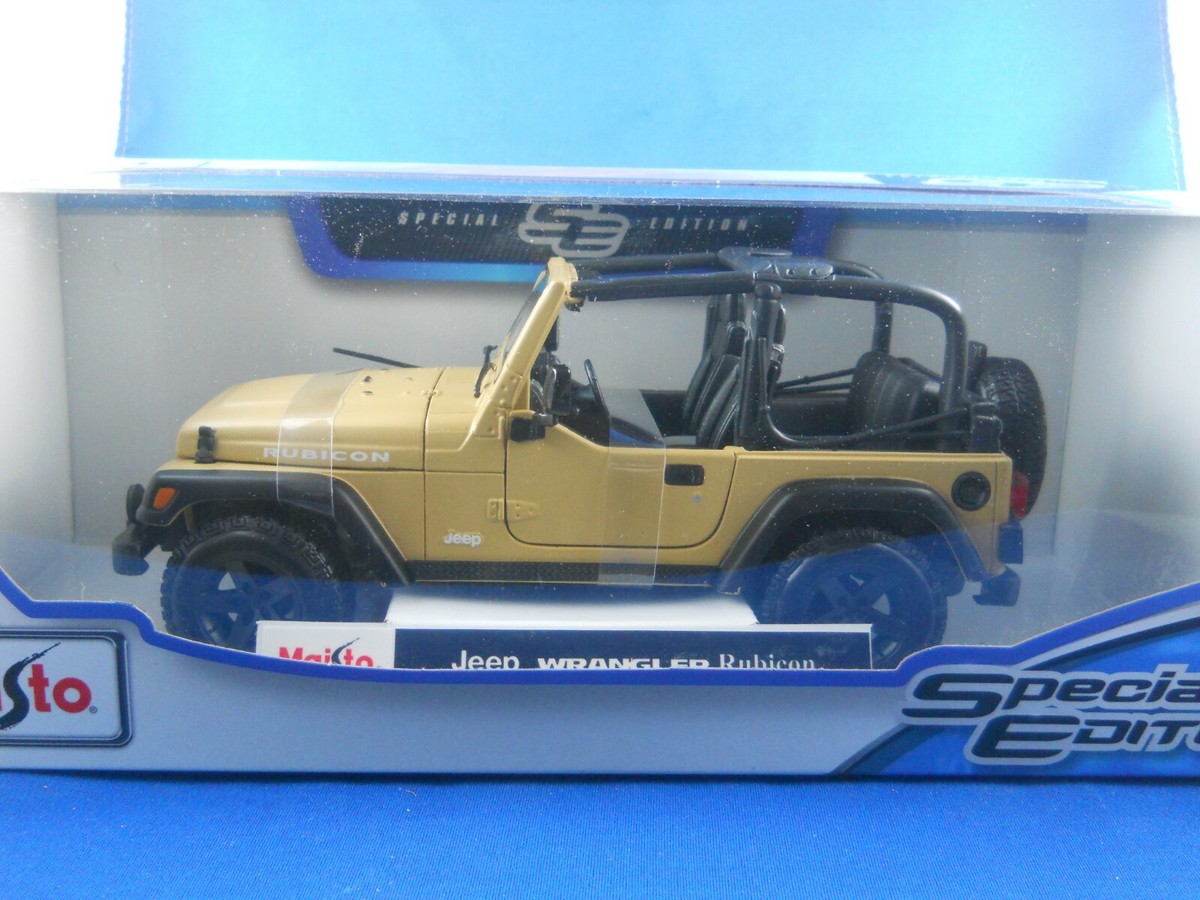 マイスト 1/18 ジープ ラングラー ルビコン Maisto Special Edition Jeep Wrangler Rubicon 1:18 Diecast