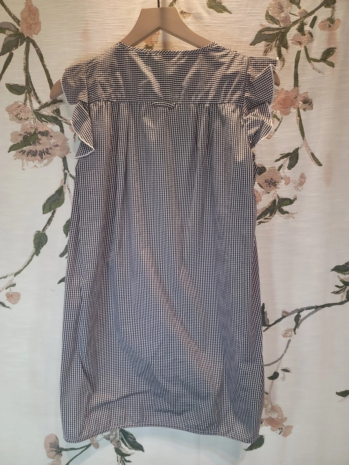 Abito tunica Love Moschino Gingham bianco e nero a quadri taglia 8