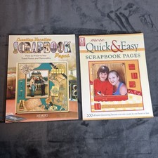 Lot of 2 Memory Makers Page Scrapbooking Idea Books Crafting Photos Pictures