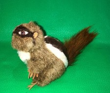 Folkmanis Mini Chipmunk Finger Puppet Plush Soft Animal Vtg