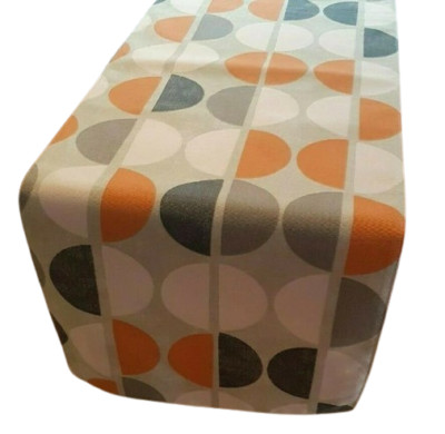 Shoreditch Tischläufer Geometrisch Abstrakt Scheiben Kreise Mango Orange