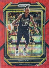 2023 Panini Prizm WNBA JEWELL LOYD #43 RED RUBY WAVE PRIZM STORM