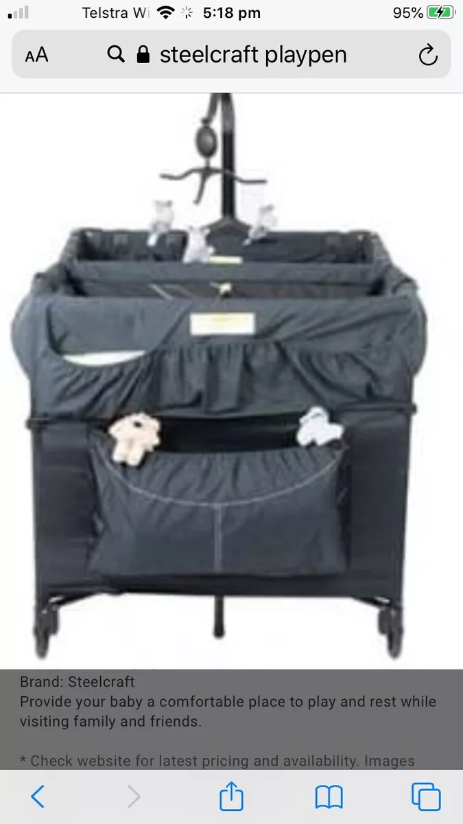 Portacot playpen steelcraft eBay