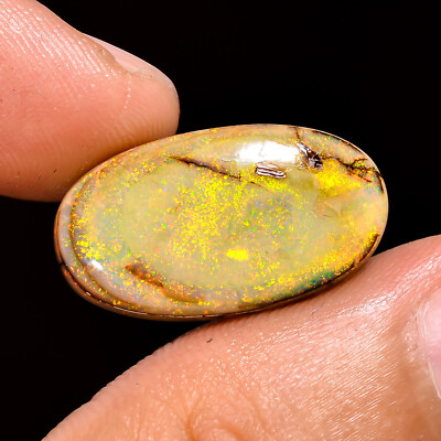 7.05 Cts.  Natural Stunning Monarch Opal Oval 21X12X4 MM Cabochon Gemstone