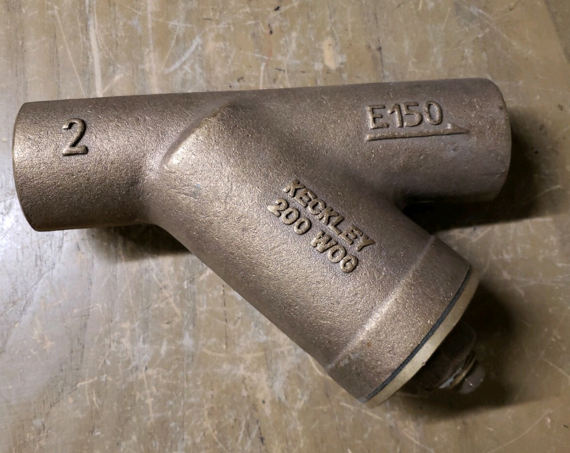 Keckley Bronze water strainer C84400 2 E150 1J2809B3 eBay