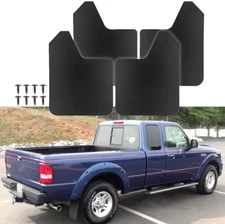 4PCS Mud Flaps Splash Guards Mudguards Mudflaps Splashguards For Ford Ranger 