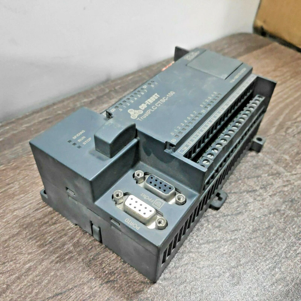 Used Co-Trust CTS7114-1BD100X24 CTSC-100 CPU124 DC/DC/RLY PLC - Image 2 of 4