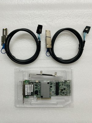 LSI 9286CV-8E HBA Bus PCI-E FW: 9207-8E P20 IT Mode ZFS FreeNAS SFF-8088 to 8087