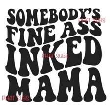 Sublimation Print Fine Inked Mama Ready to Press Heat Transfer