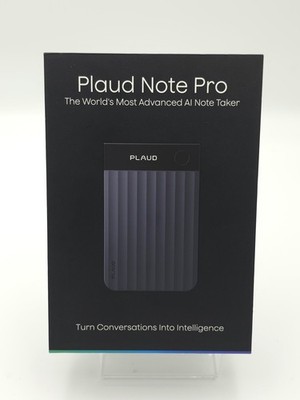 Plaud Note Pro AI Voice Recorder Note Taker PN0300 64GB Black - Open Box