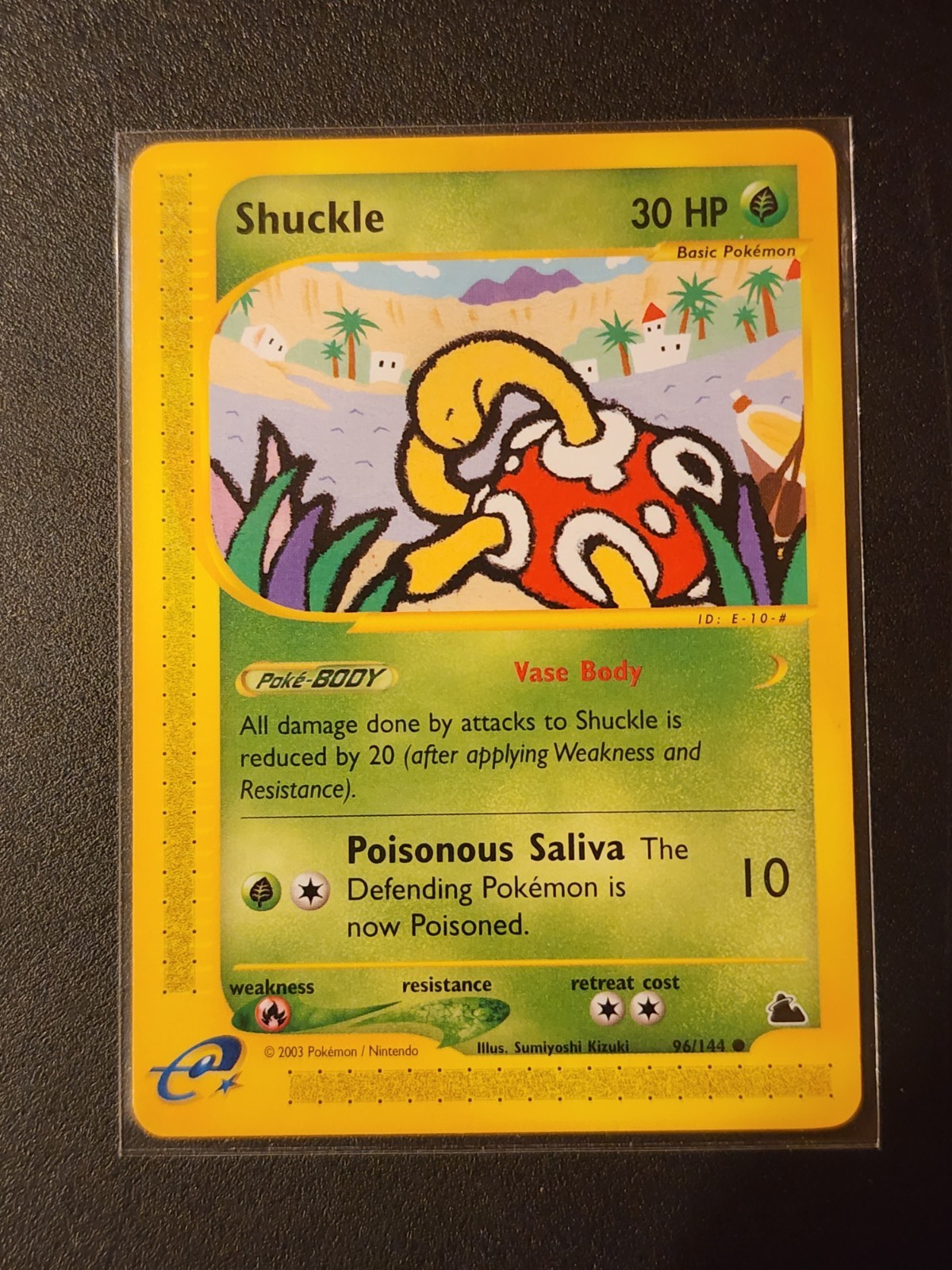Pokemon Shuckle 96/144 Skyridge Regular NM Card