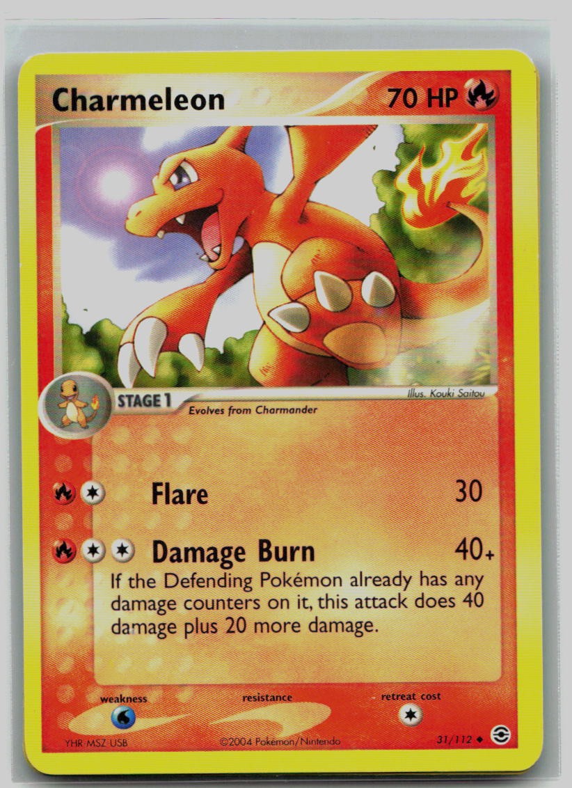 Charmeleon 31/112 Uncommon FireRed & LeafGreen