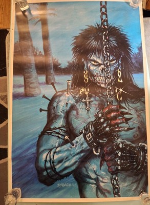 James O'Barr Slash #1 Comic Cover Poster THE Crow RARE 24x36