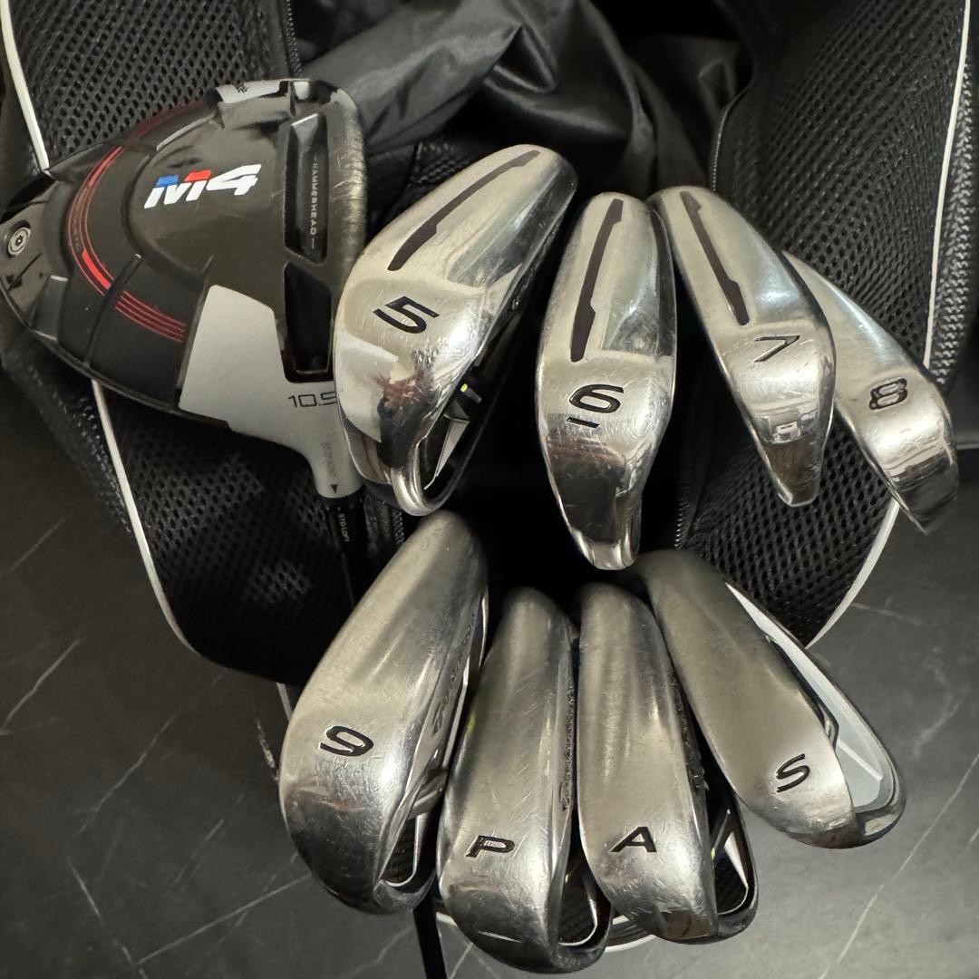 TaylorMade M2 2019 Iron Set 8pcs 5-PW, GW, SW REAX 90 Flex Regular