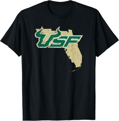 University of South Florida USF Bulls State Shape T-Shirt