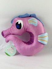 The Petting Zoo Kids Seahorse Plush Travel Pillow Multicolor Small