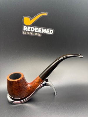 Birdseye!! Torben Dansk Extra Matt 16 Smooth Bent Billiard Danish Estate Pipe