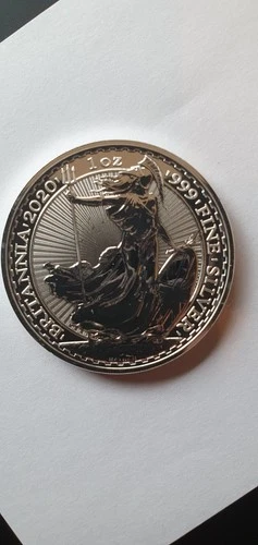 2020 Silver Britannia 1 oz — photo from the most recent tracked eBay sale