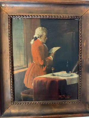 Samual Seeberger, original oil -early 1900's Paris